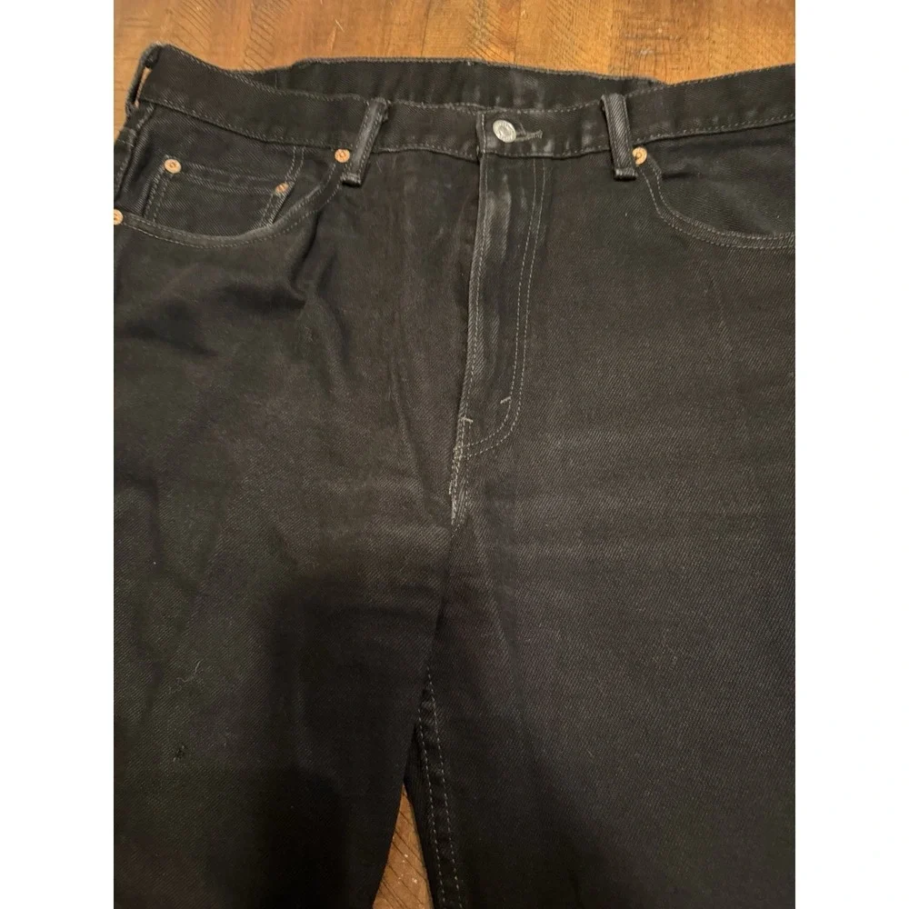 Levi's 550 Relaxed Fit Jeans Mens 36x30 Black Label